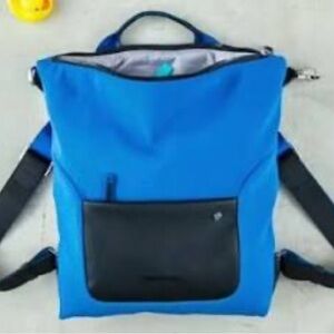 Mandarina Duck Camden Convertible Backpack in Blue *DAMAGED*